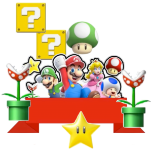 Cake Topper de Mario Bros